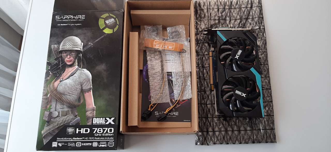 Sale Sapphire Radeon Hd7870 Dual X Amd Carbonite