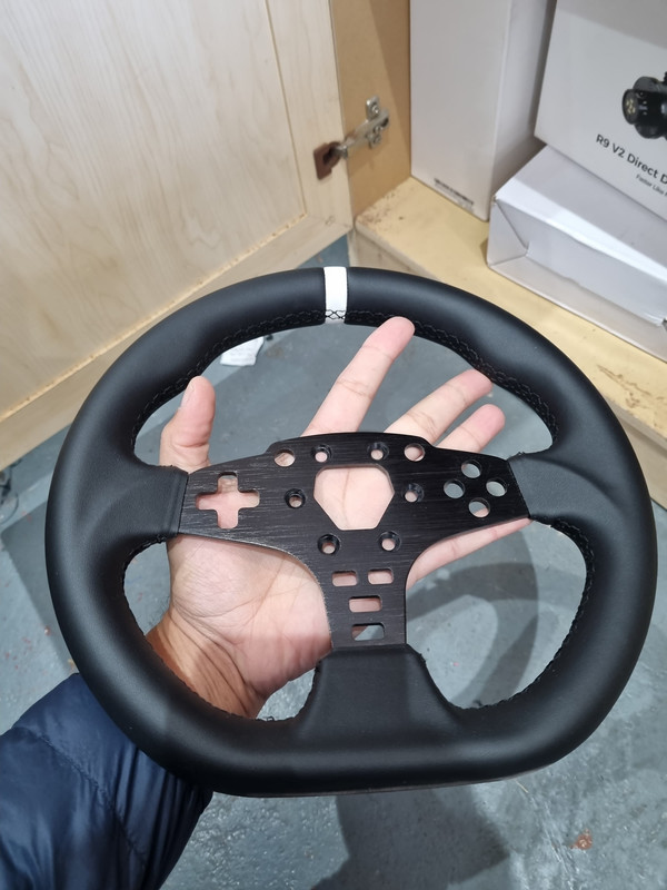 [For Sale] - Aluminium Sim Rig, 350mm wheel and quick release hub and ...