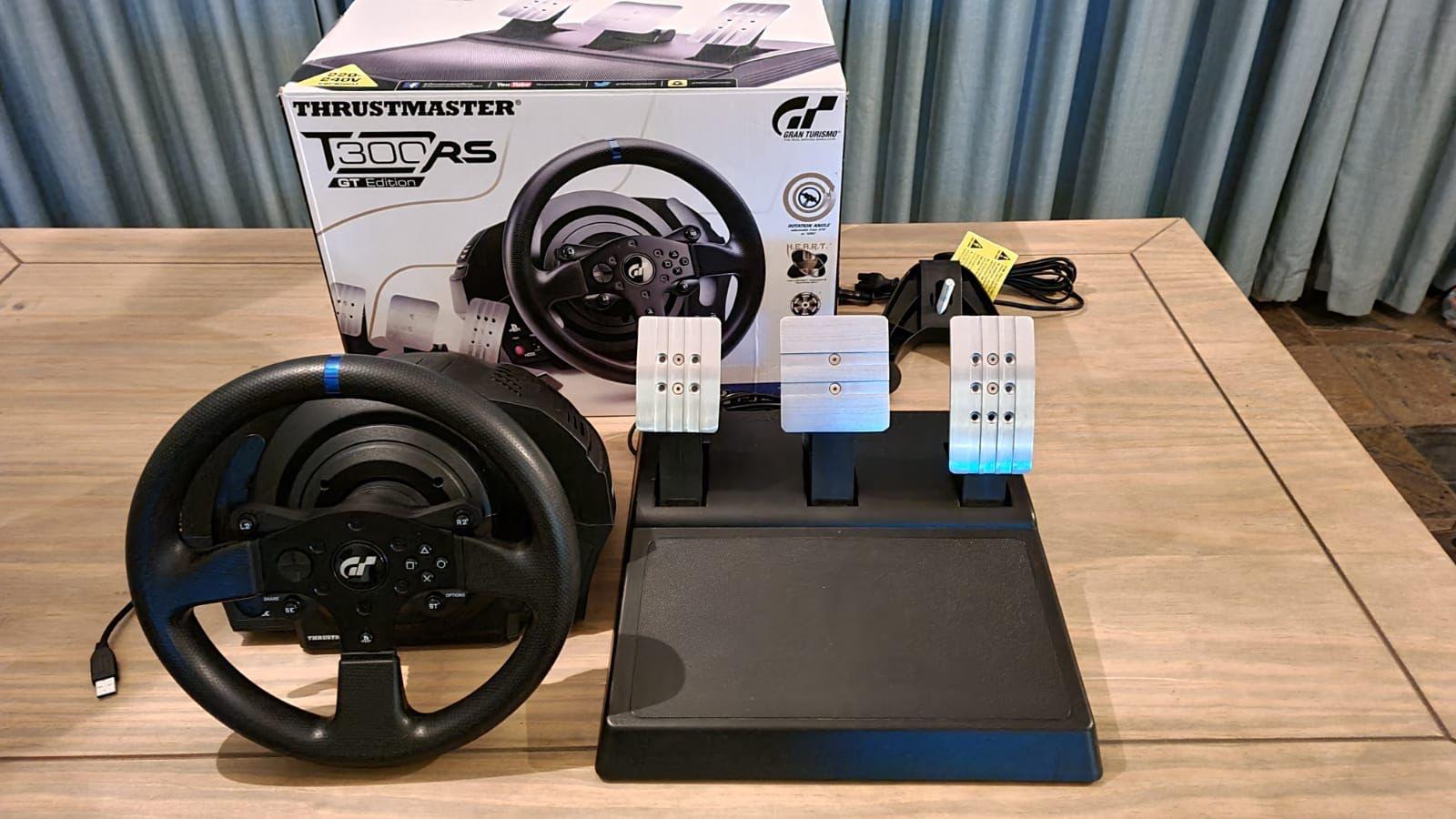 For Sale Sold Thrustmaster T300rs Gt Edition With Pedals Peripherals Carbonite 