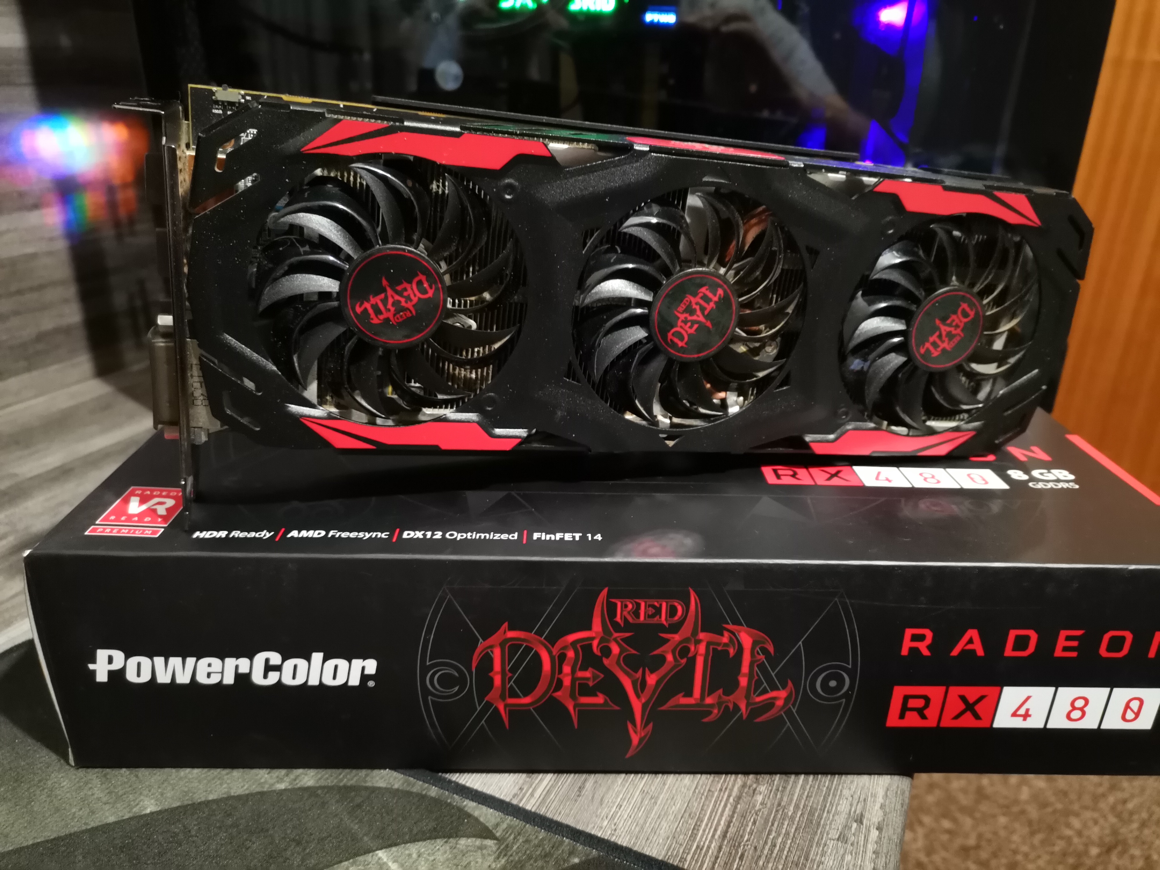 [For Sale] - PowerColor Red Devil RX 480 8GB GDDR5 | AMD | Carbonite