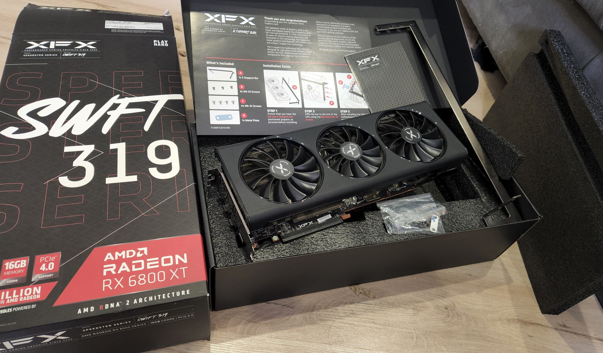 [Sale] - 6x XFX Radeon RX 6800 XT Speedster SWFT 319 | AMD | Carbonite