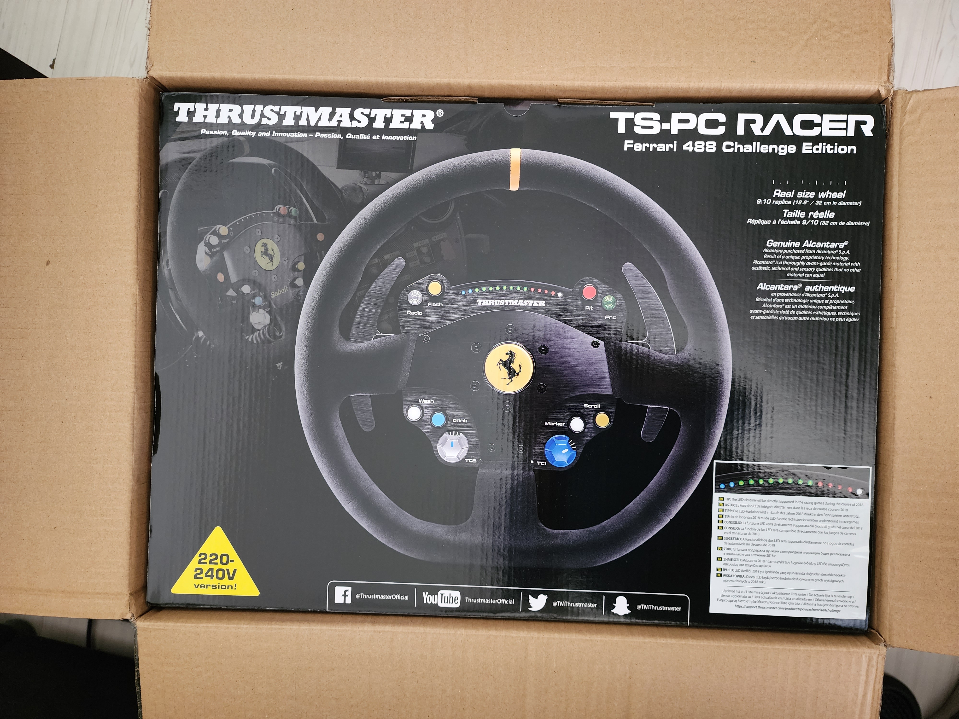 Thrustmaster TS-PC Racer Ferrari 488 Challlenge …