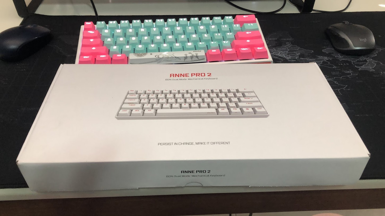 [For Sale] - Obinslab Anne Pro 2 White RGB LED 60% Double Shot PBT ...