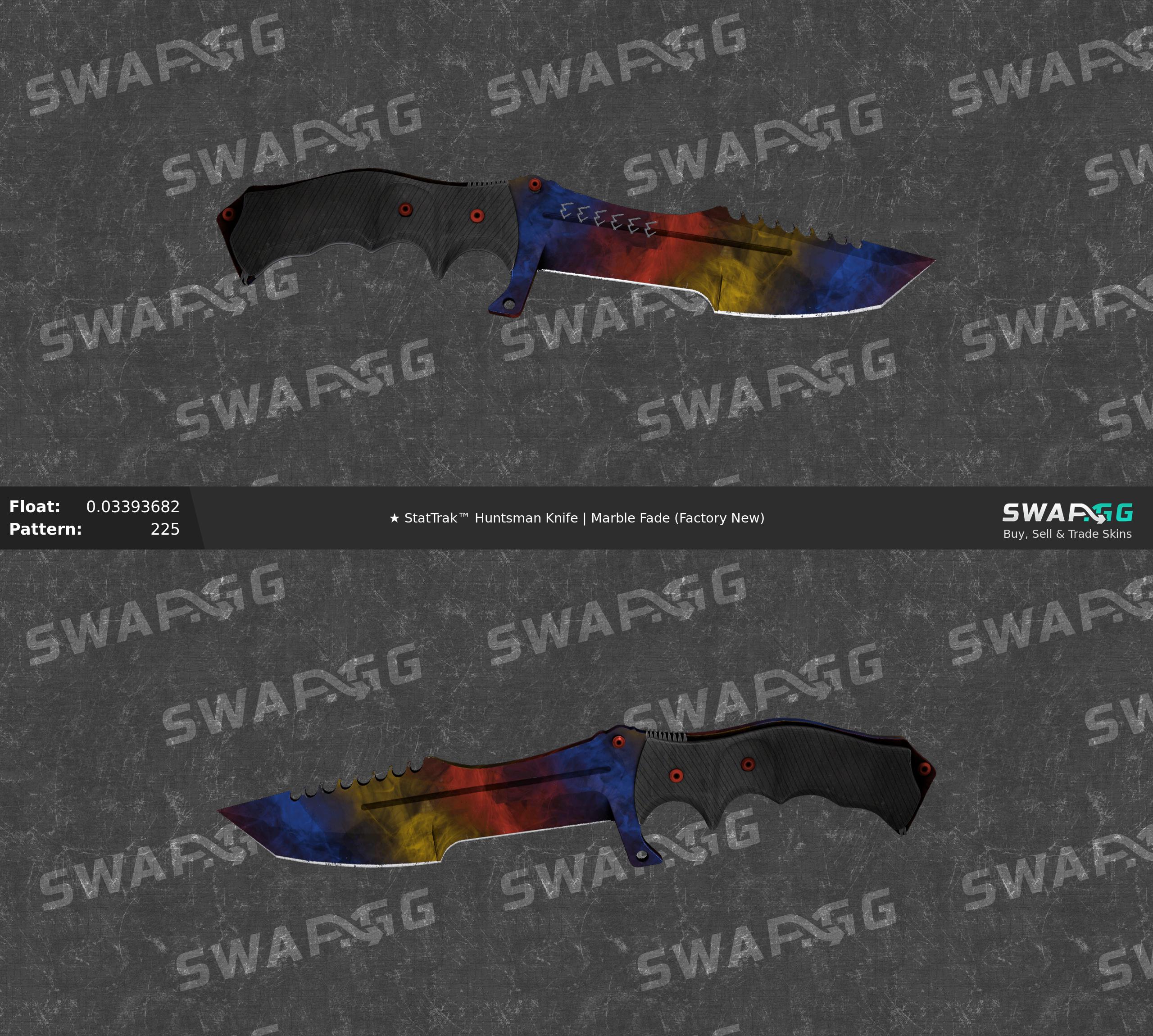 Steam gut knife marble fade фото 35