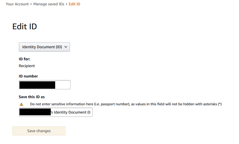 Anyone Who Buys From Amazon How The F Do I Add My Id Document Smack Talk Carbonite